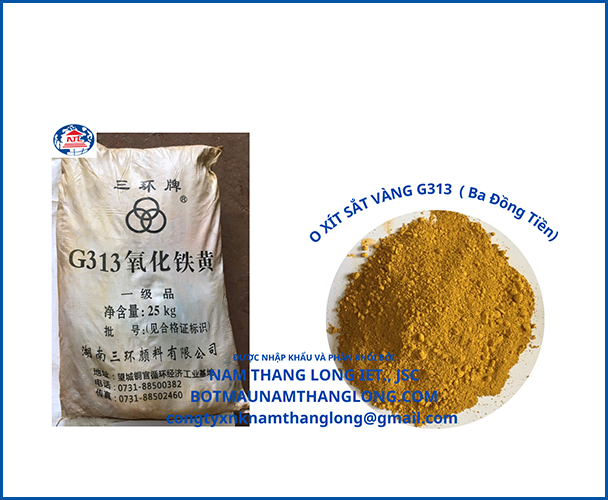Oxit Sắt Vàng G313 (Ba Đồng Tiền)